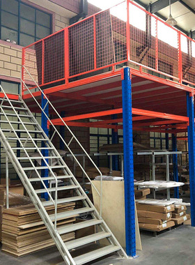 Customize multi-level loft Mezzanine Rack Attic仓储阁楼平台
