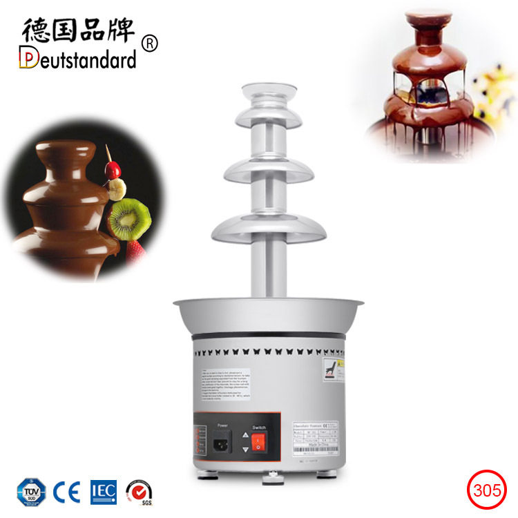巧克力喷泉机 4层喷泉 巧克力喷泉