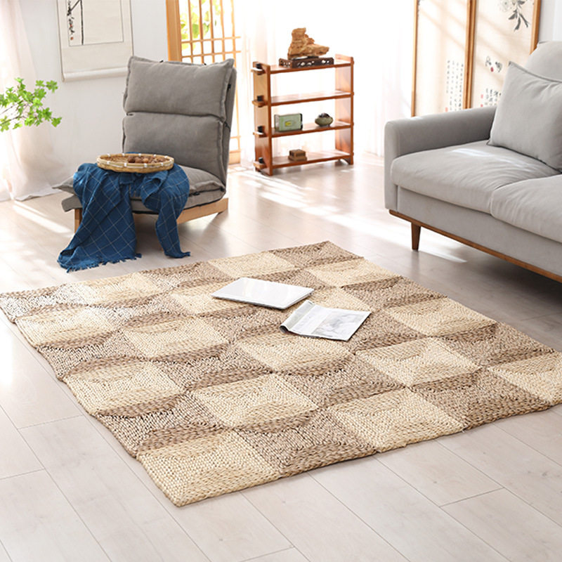 厂家 草编地垫汗蒸房地毯床边按摩榻榻米阳台拜禅打坐地板防潮,居家布艺,地毯,淘宝优惠券,粉丝福利购,淘宝优惠卷