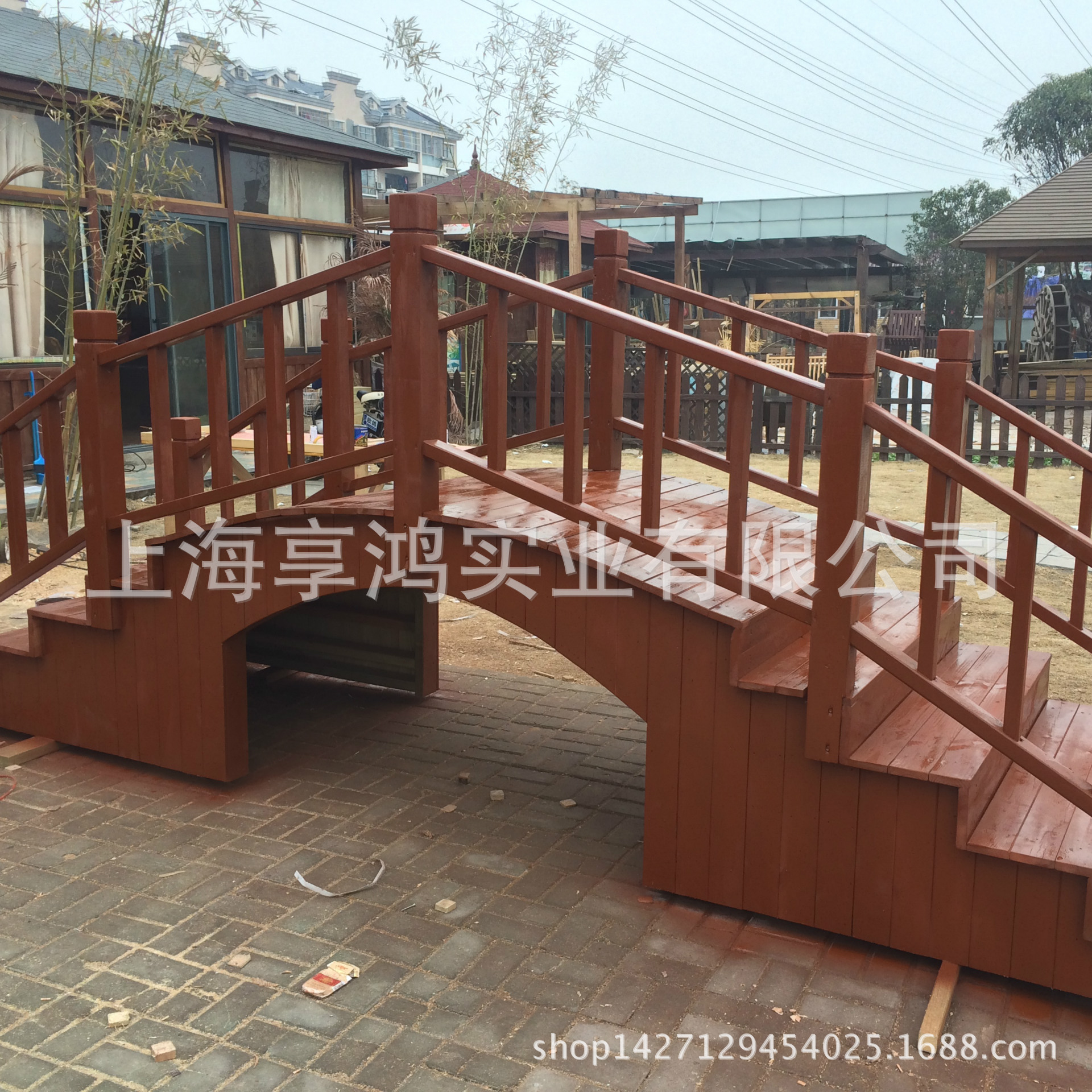 特价 樟子松防腐木木桥 花园环保木桥 公园小河实木木桥