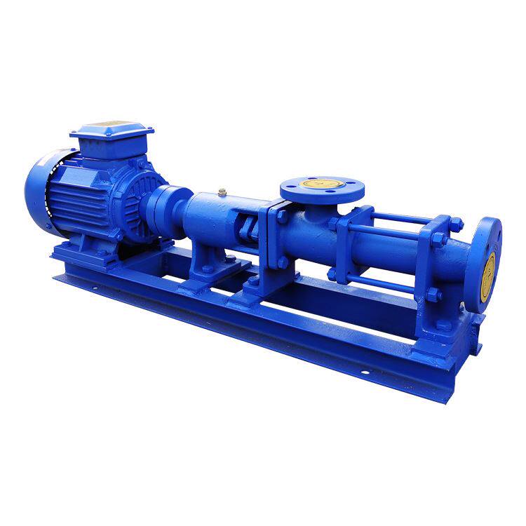 英科牌 卧式 g型污泥螺杆泵 不锈钢轴 压滤机压泥泵 单螺杆泵