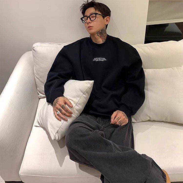 外套潮牌秋冬男美式青少年加绒