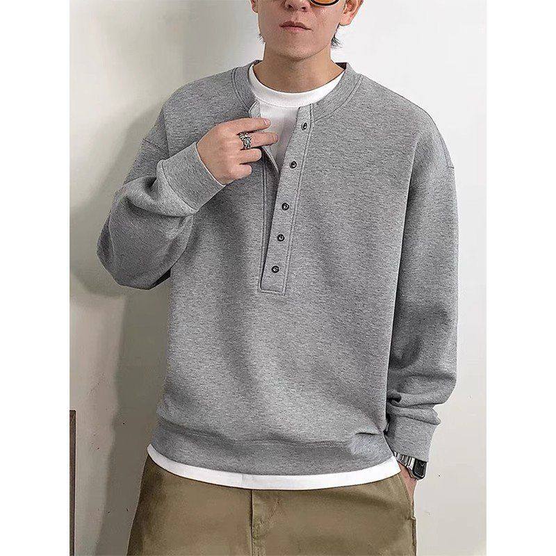 亨利领春季风休闲卫衣轻熟le假