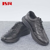 皮鞋 低帮黑色透气正品 真皮休闲运动舒适百搭男士