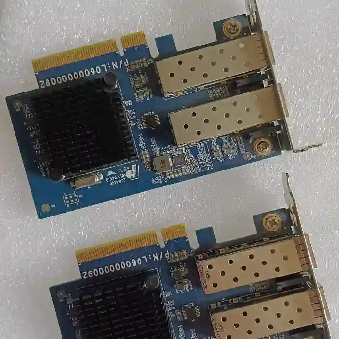 【议价】宝德X520-DA2/SR2双口万兆光纤网卡 In