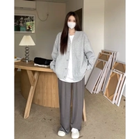 Цветочный серый [Осенняя тонкая модель]