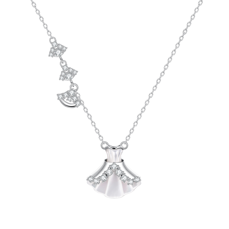 TOGGLER迷你系列贝壳抹胸裙项链