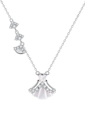 TOGGLER迷你系列贝壳抹胸裙项链