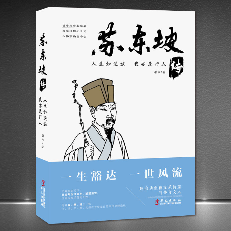 《人生如逆旅，我亦是行人：苏东坡传》苏轼传记 宋词文人故事书籍 中国古诗词赏析人物故事 一本书读懂风雅古诗词