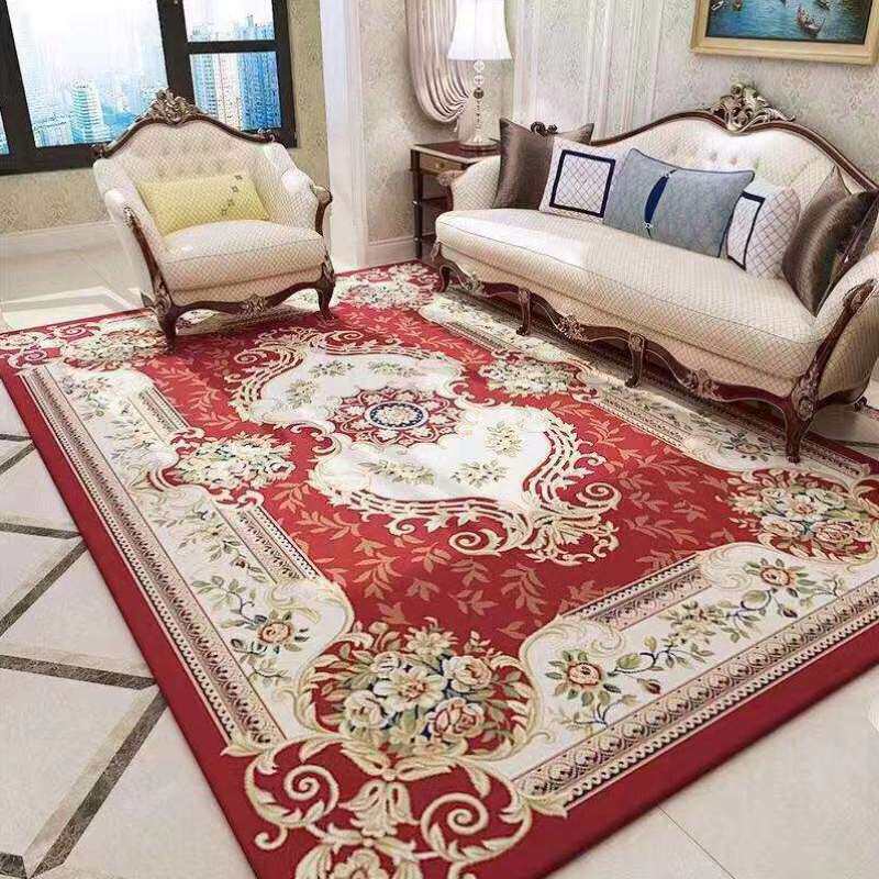 东升地毯欧式奢华客厅茶几毯沙发地毯卧室床边宫廷家用加厚垫子