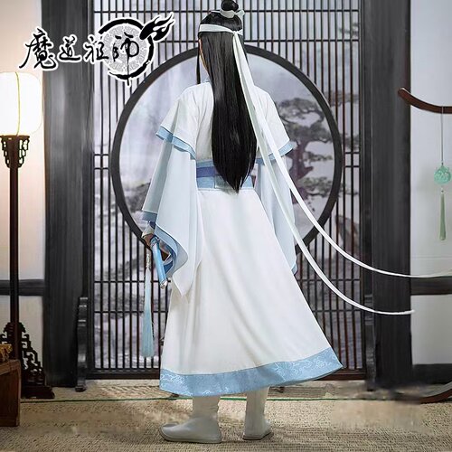 魔道祖师蓝忘机cosplay古风蓝思追动漫服男女同款cos汉服少年学生