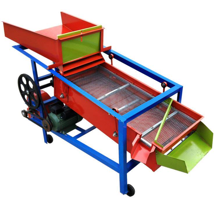 销新款小型震动筛选机 花生粮食震动筛选机 水稻糠壳瘪粒分选机厂