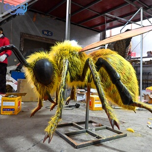 仿真动物模型蜜蜂蜘蛛昆虫标本模型博物馆儿童科普展览摆件定制
