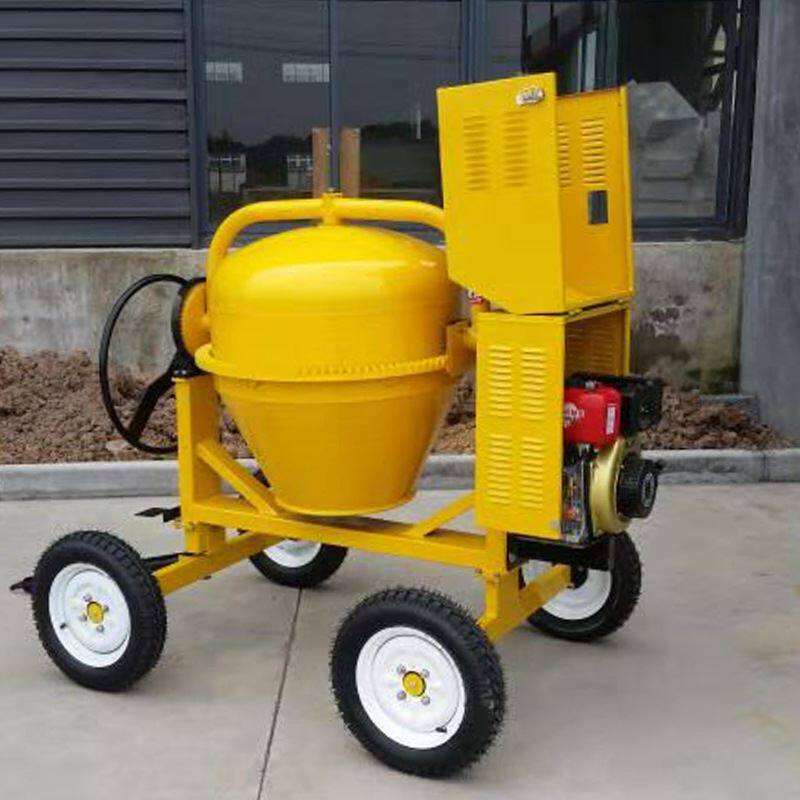 350-500l柴油搅拌机 移动式四轮搅拌机 混泥土滚筒搅拌机现货