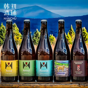 美国农舍山啤酒安娜/亚瑟/李子蓝莓查理农舍艾尔750ml精酿啤酒