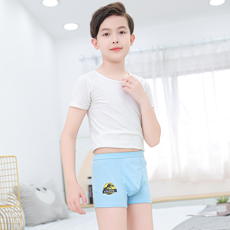 男童纯棉内裤中大童小男孩四角宝宝短裤儿童学生12平角裤头15岁