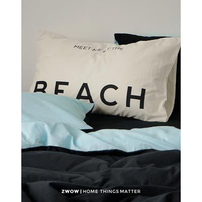 印花枕头套造卧全棉长绒棉