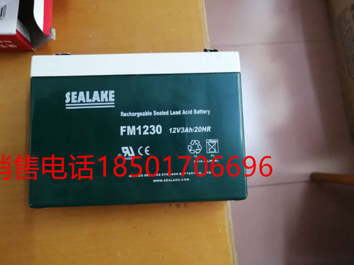 原厂JX820D便捷式吸引器吸痰机蓄电池12V3AH/20HR SEALAKE FM1230