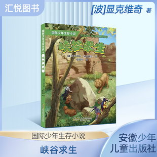 国际少年生存小说峡谷求生诺贝尔文学奖获得者亨里克显克维奇儿童文学作品自然探险小说适合中学生阅读课外书安徽少年儿童出版社fb