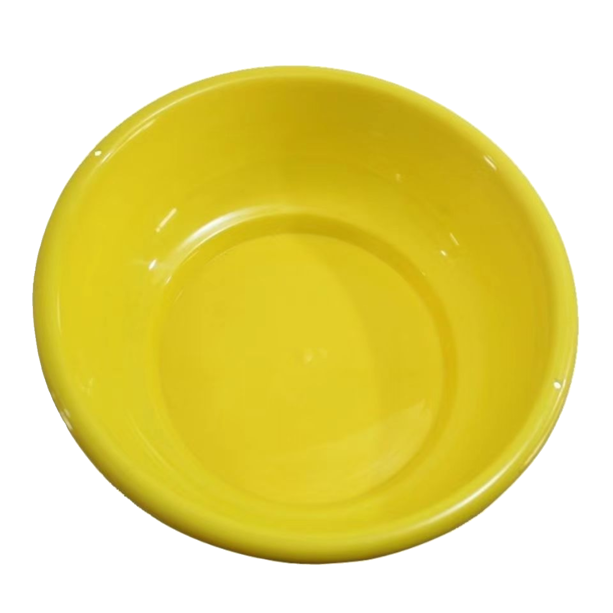 正品黄脸盆军训学校学生宿舍内务加厚黄色脸盆塑料洗脸盆小黄盆