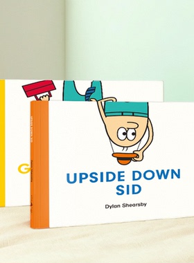 盖世童书原版绘本Upside Down Sid  上下颠倒的希德Upside Down Sid Goes to Work希德找工作英语启蒙支持小怪兽点读笔心智麦田