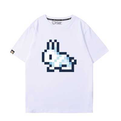 Terraria游戏周边T恤像素图案短袖泰拉瑞亚印花马赛克风男女衣服