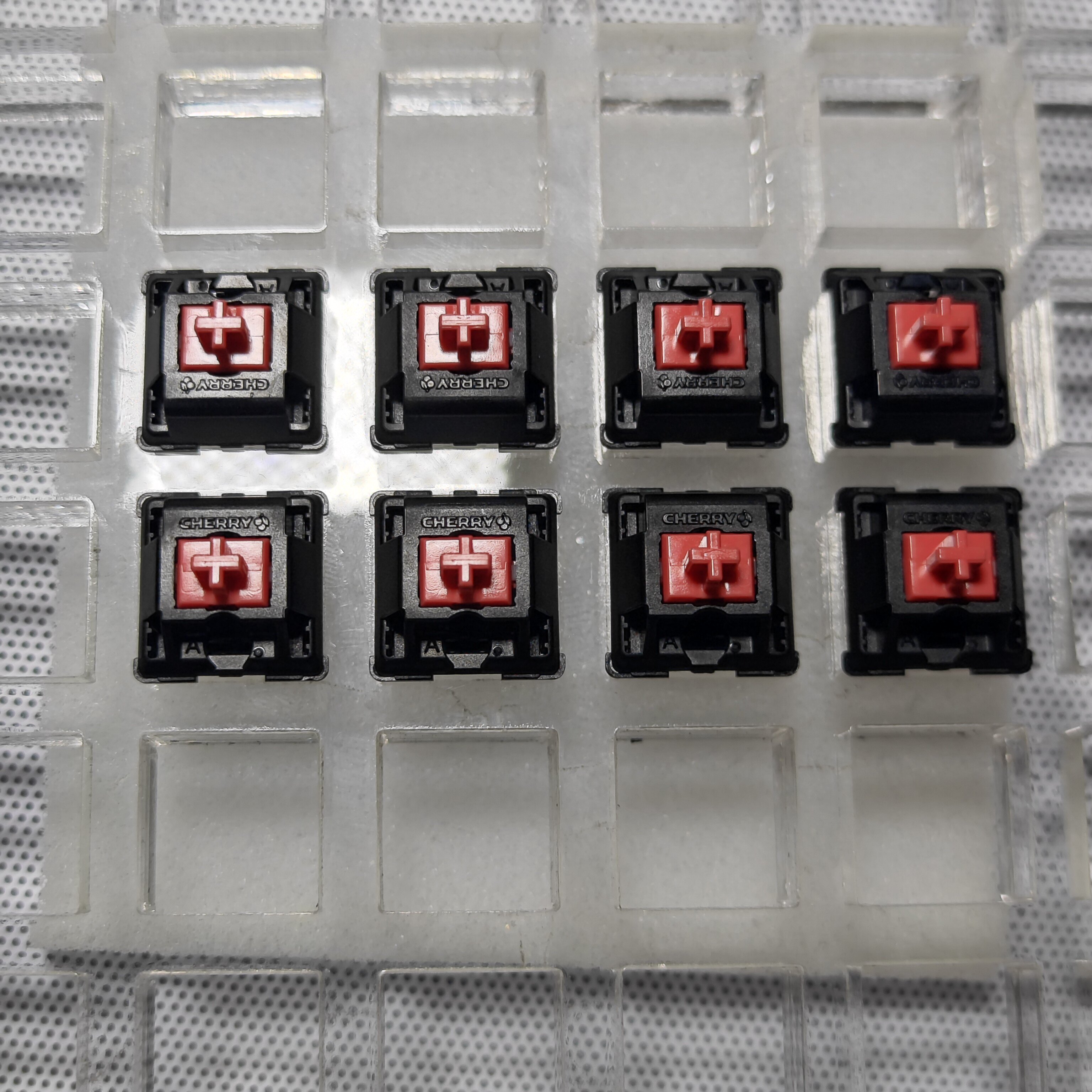 全新樱桃CHERRY MX SILENT RED静音红轴粉轴德国原厂客制化DIY