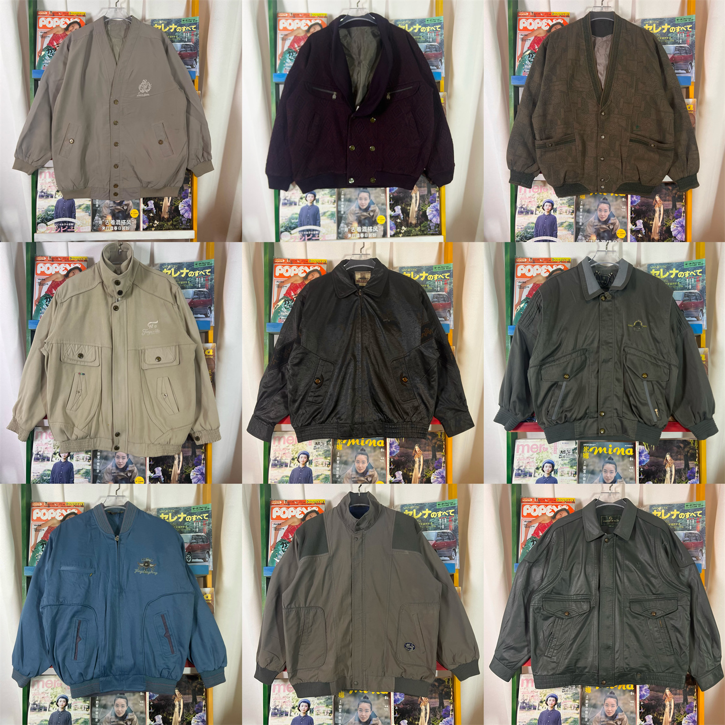 vintage古着外套夹克哈灵顿行政