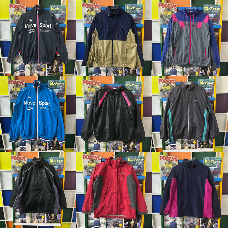 外套古着运动服港风日系夹克fit