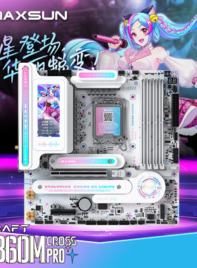 铭瑄主板B860瑷珈/终结者/电竞主板 H810电竞/挑战者D5 WIFI主板