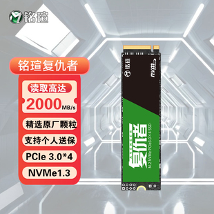 PCIE3.0笔记本256G青龙NVME M.2固态硬盘SSD 铭瑄复仇者1T 512G
