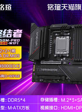 MAXSUN铭瑄主板 AMD电竞之心/终结者/挑战者 B850/B650M主板