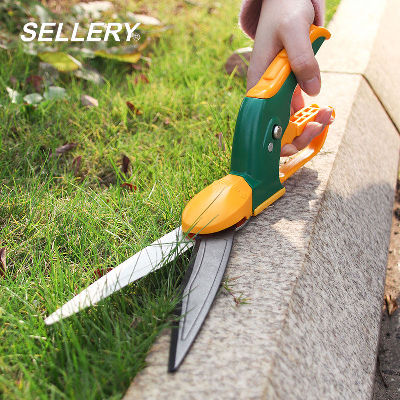 史拉力园林剪刀花剪剪草修花绿化省力进口家用360度草坪剪园艺剪
