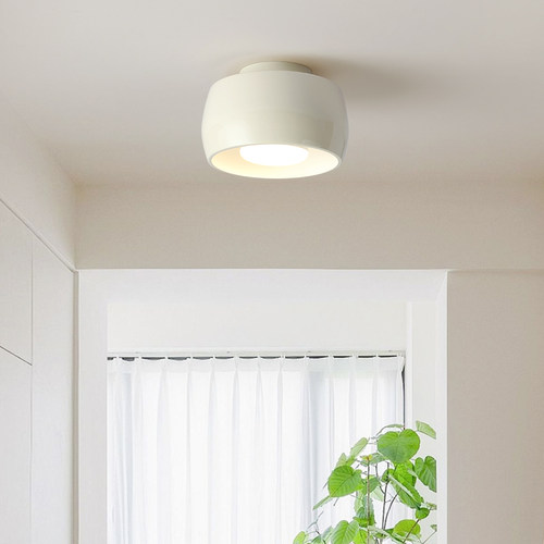 简约奶油风过道吸顶灯