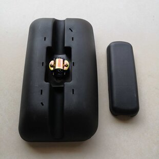 新源胶轮式挖掘机新款C75挖机后视镜 倒车观后镜 反光镜通用配件