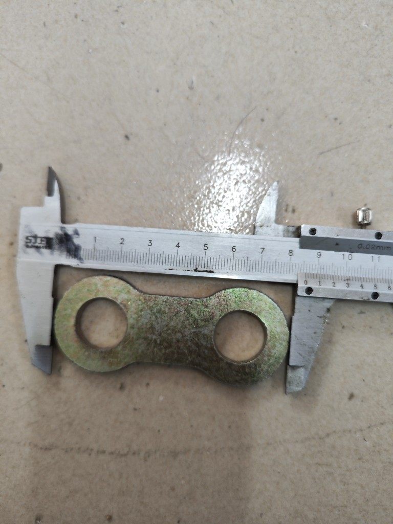 新源65/75轮式挖掘机配件 刹车蹄偏心销垫板 偏心轴保险片