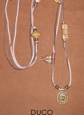 DUCOJOYE花环木珠长项链