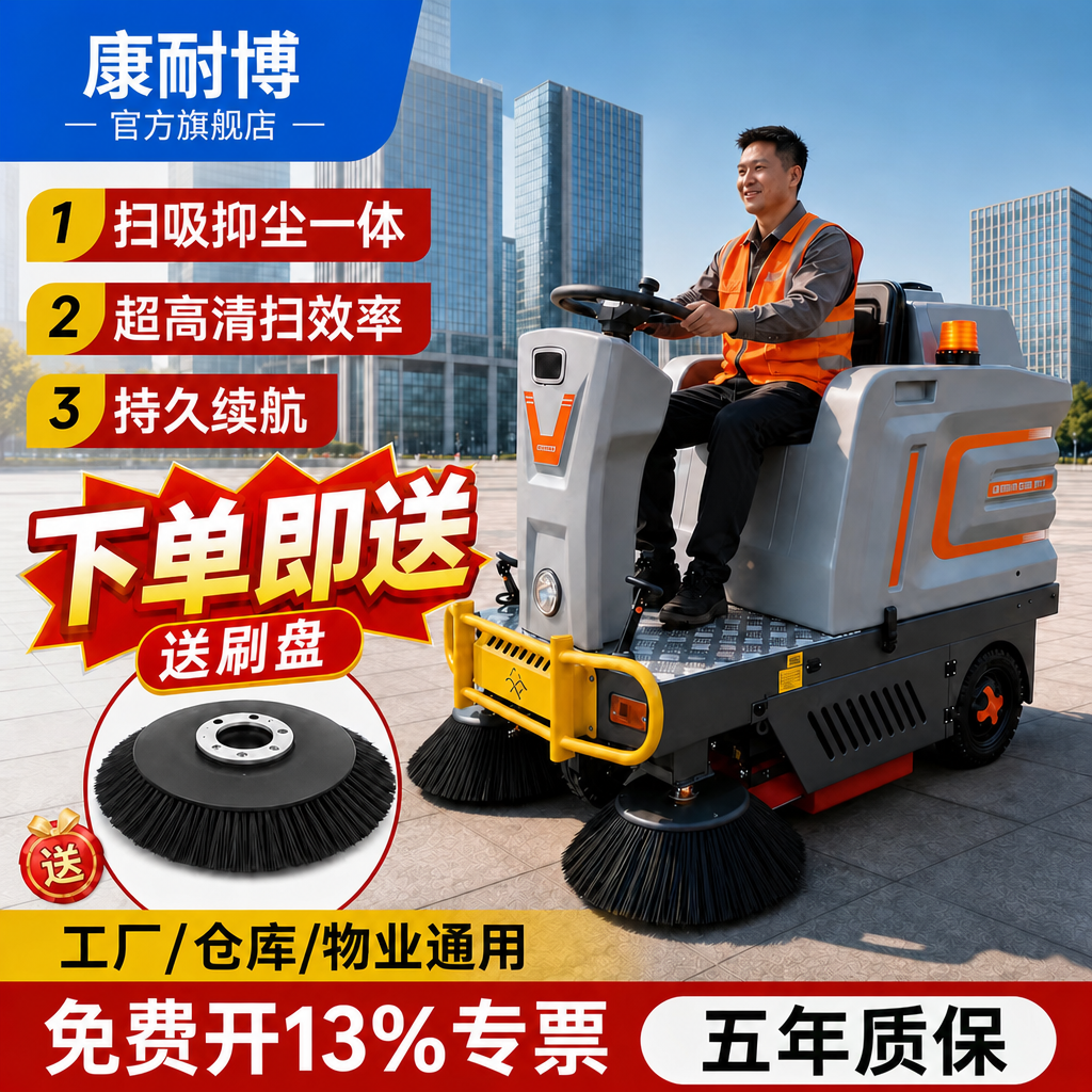 康耐博扫地车含13专票