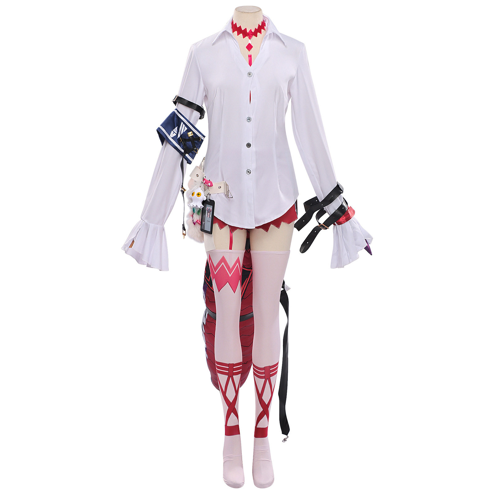 热门游戏异环COS服游戏真红同款异能者零女娜娜莉二次元表演服图片