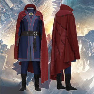 儿童成人万圣节电影奇异博士cos服超级英雄扮演亲子装表演服