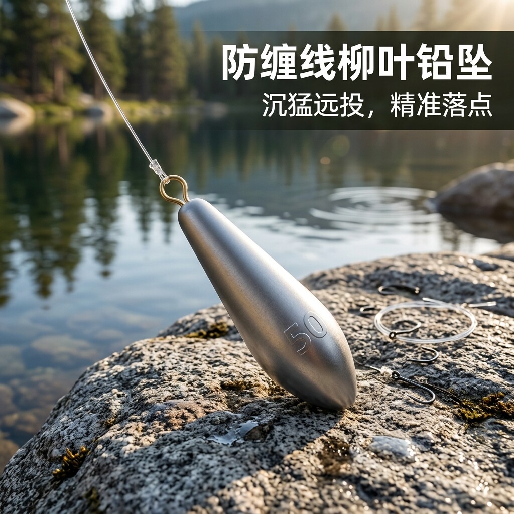 超远投柳叶铅坠钓鱼专用图片