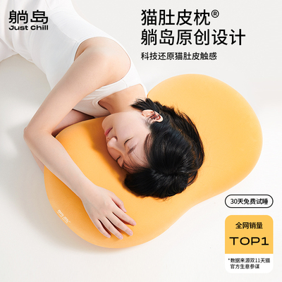 【2只立减】躺岛猫肚皮记忆枕