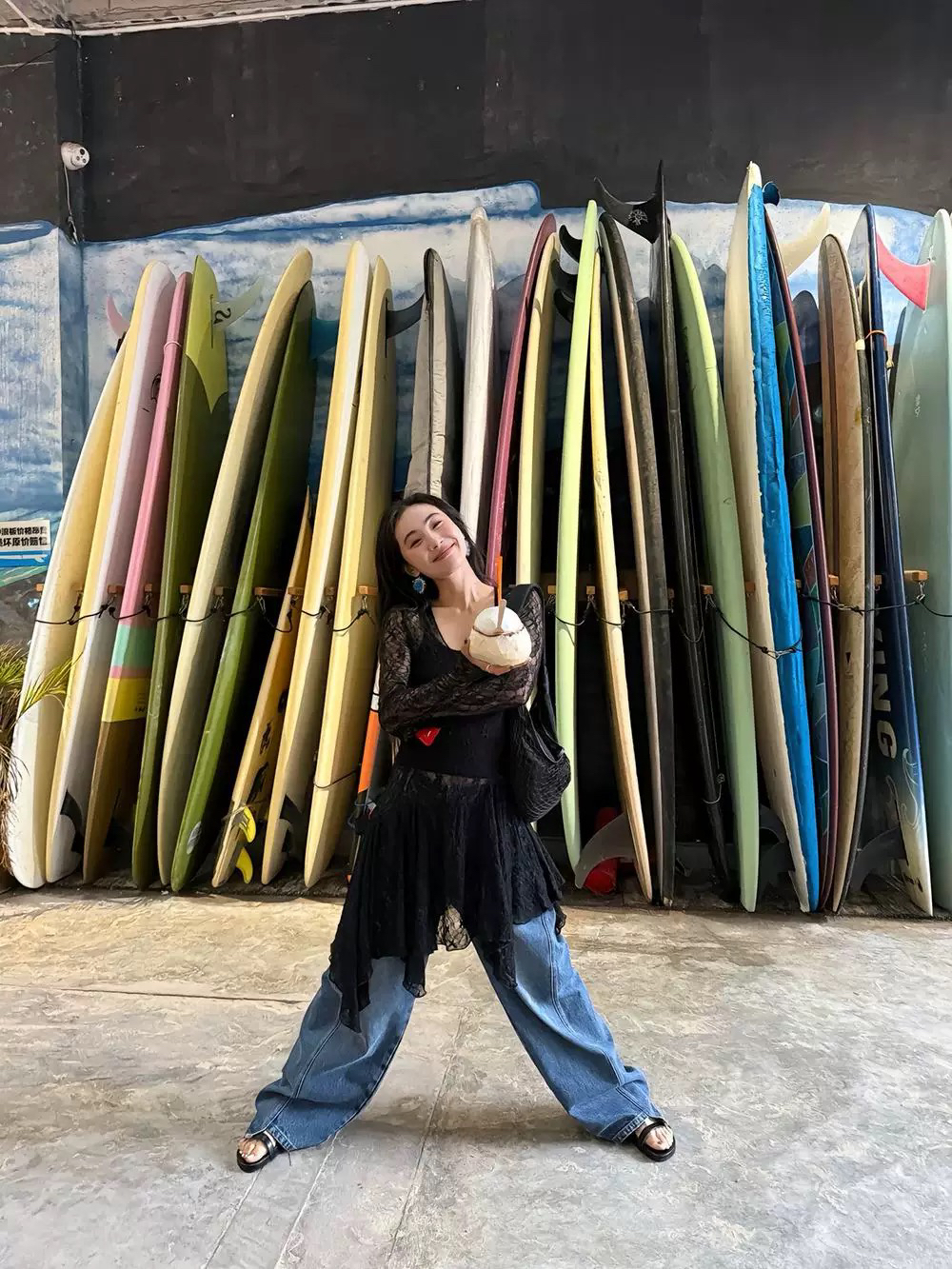 INchooseu笑笑家春季牛仔裤女