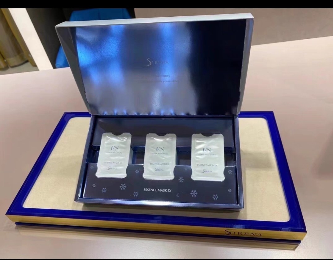 新升级版日本es资丽奈华雪水膜4d成分保湿紧致润白弹性提亮30片