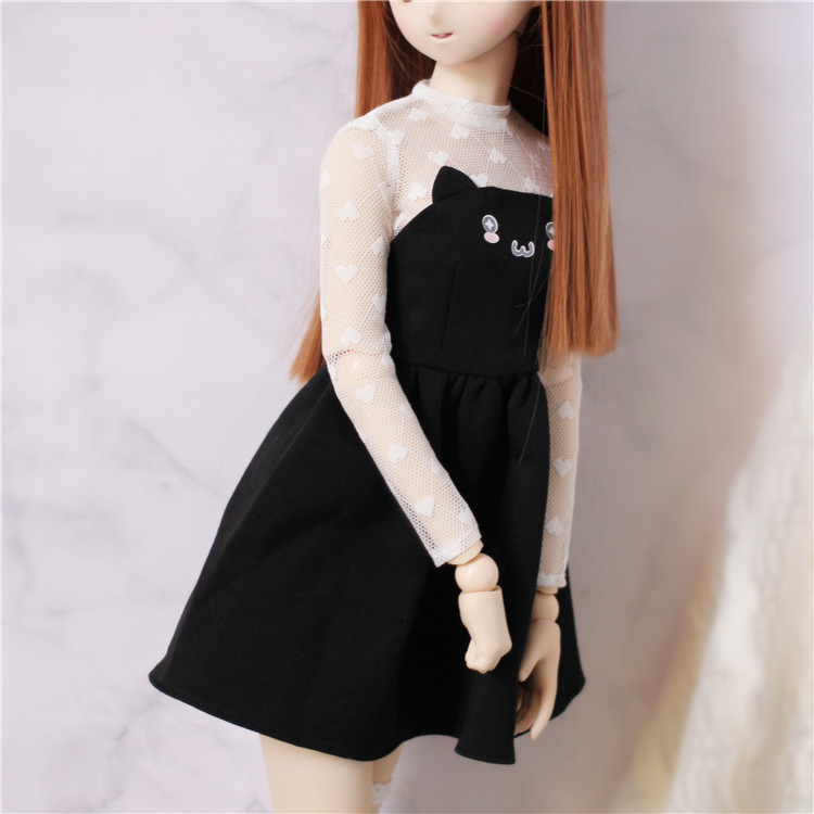 猫咪软妹少女粉色爱心bjd娃娃