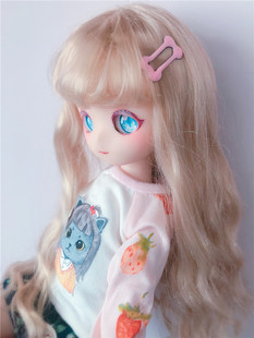 bjd娃娃迷你发夹1/3分1/4分糖果色骨头头饰饰品MDD小布卡通发夹子