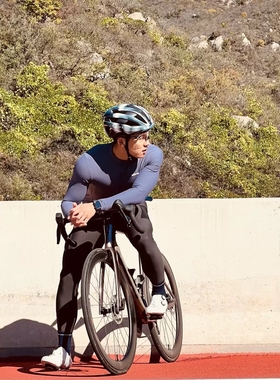 SRDB星骋自行车骑行服长袖加绒抓绒保暖秋冬季骑行服骑行服上衣