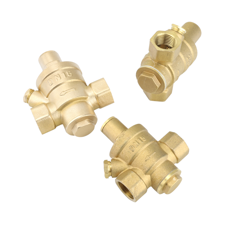 热净水器黄铜家用阀门 自来水减压阀 稳压阀 DN15 R4分 DN20 6分