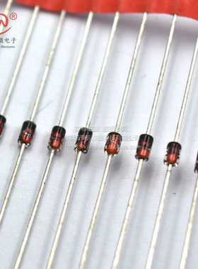1N4739A IN4739A稳压管1W 9.1V 9V1 DO-41玻璃管(20只1.5元