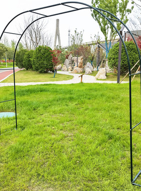 铁艺花架爬藤架花园阳台植物支架铁线莲户外庭院月季葡萄蔷薇拱门